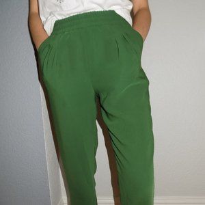 Emerald Green Trousers (With Pockets)
